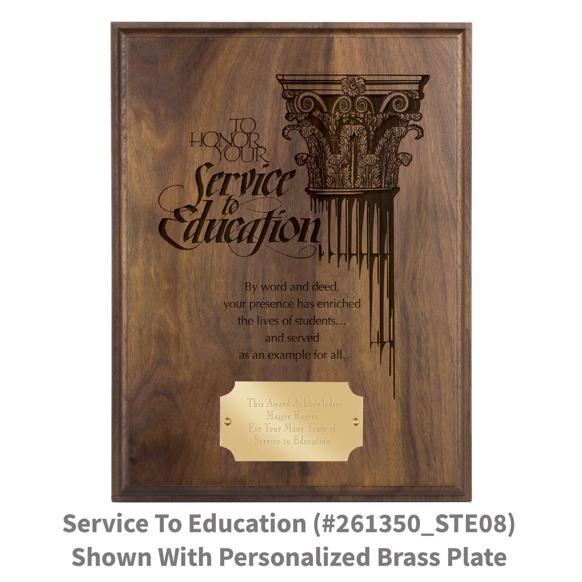 Laser-Engraved Plaque