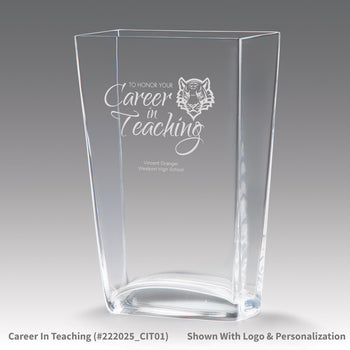 Recognition Crystal Vase