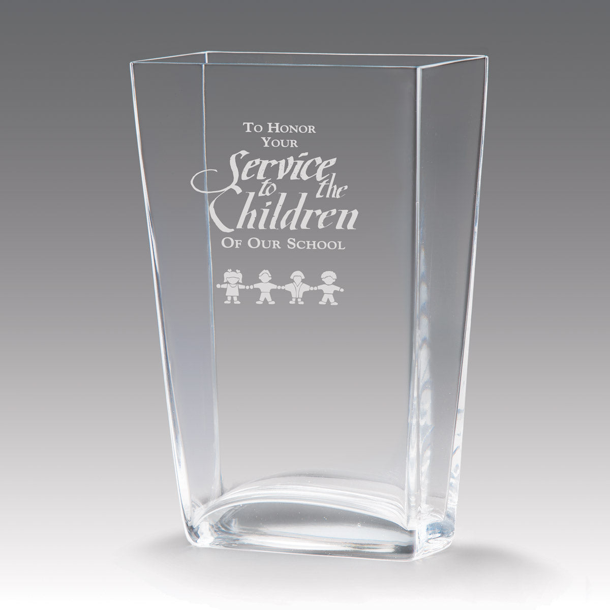 Recognition Crystal Vase