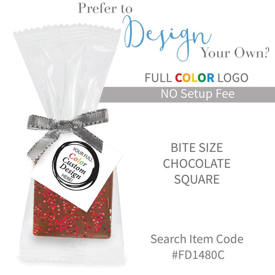 create your own bite size belgain chocolate square