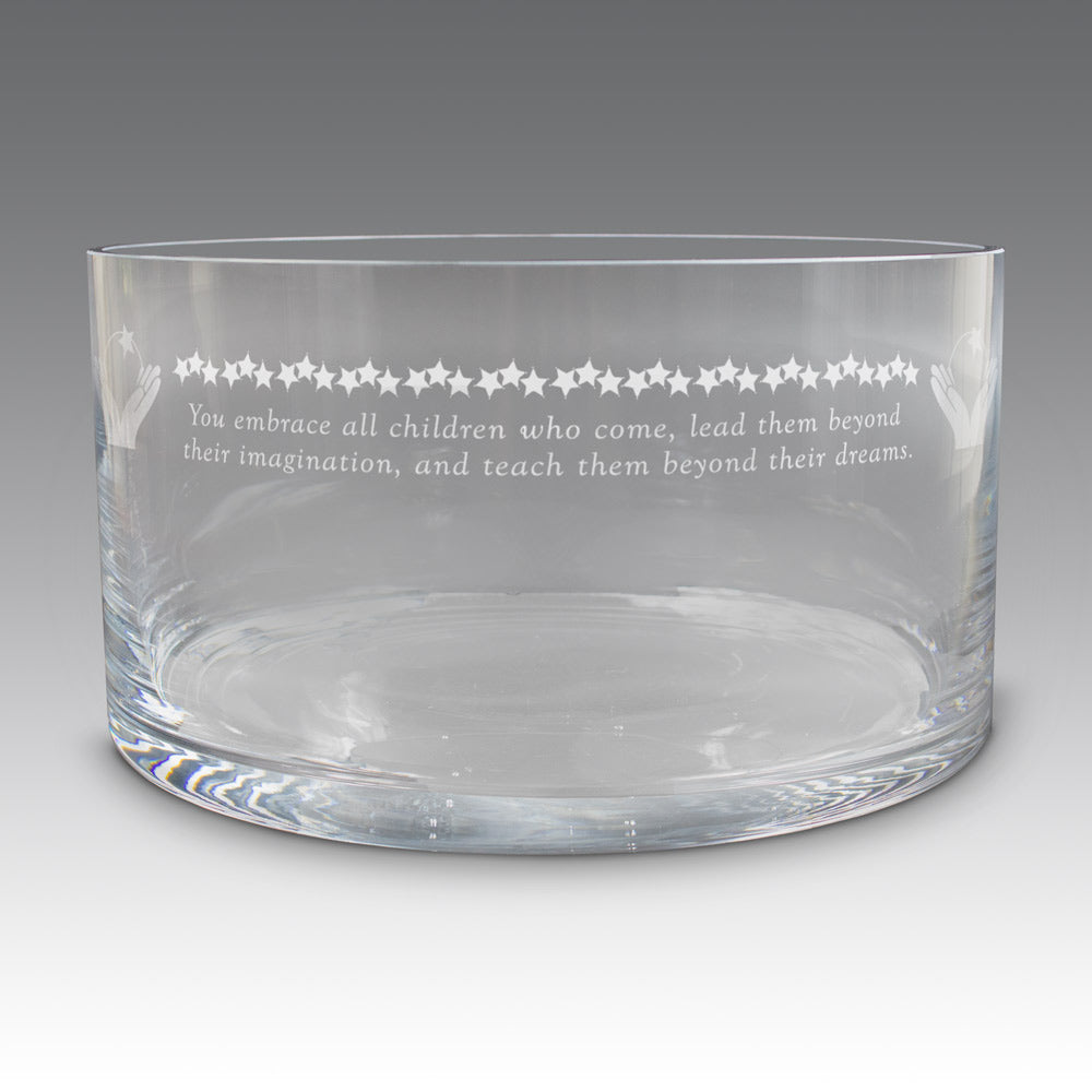 Large Crystal Recognition Bowl