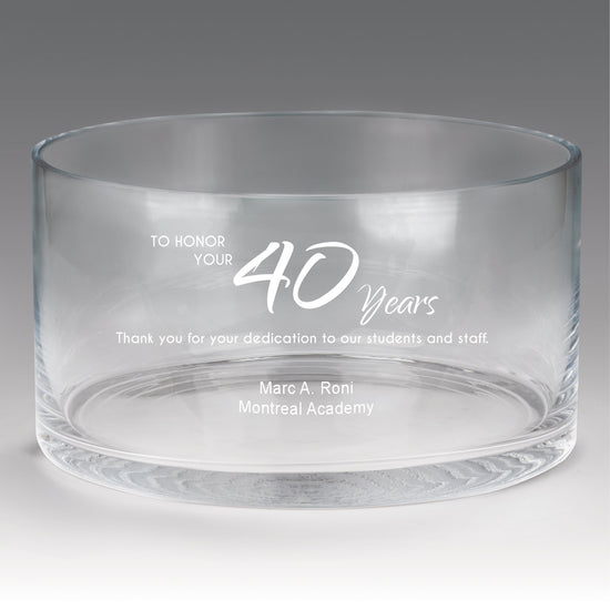 Large Crystal Recognition Bowl