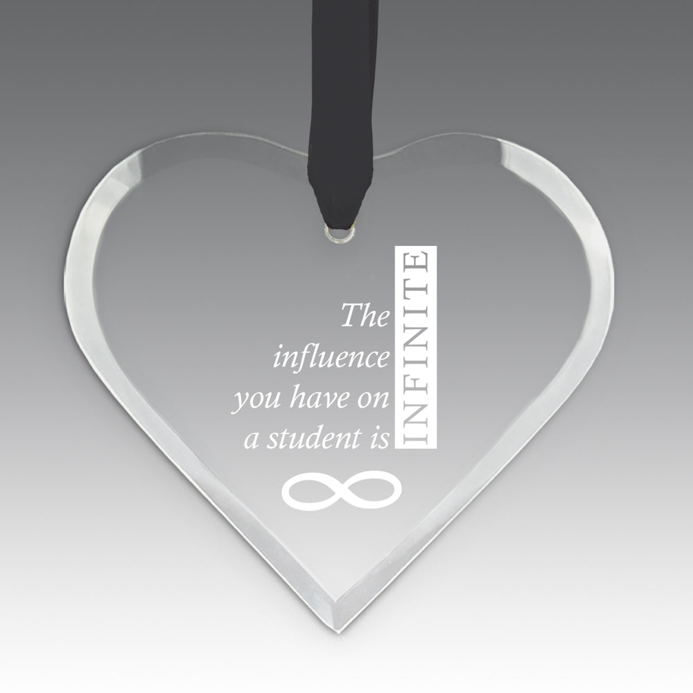 Infinity Crystal Suncatcher Ornament
