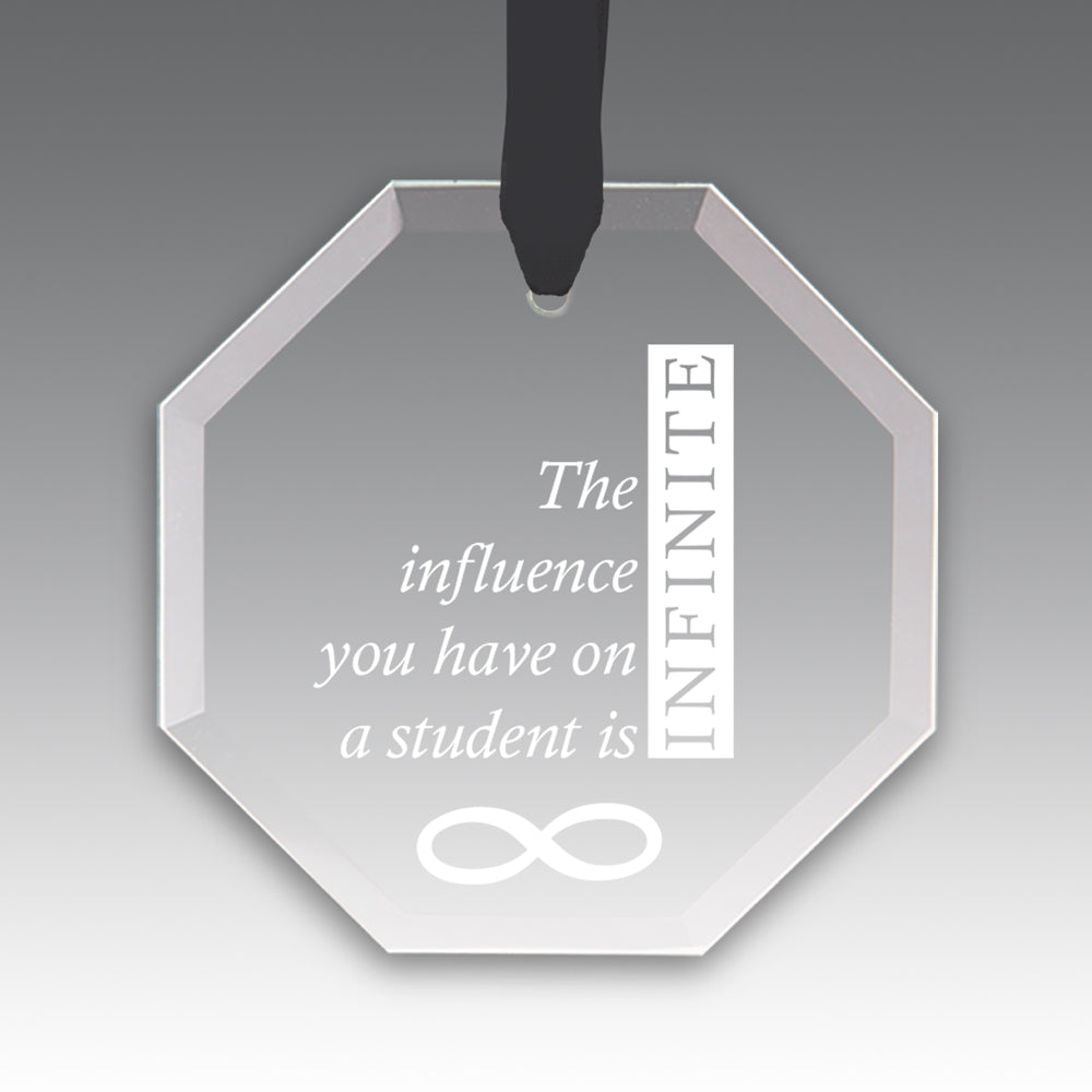 Infinity Crystal Suncatcher Ornament