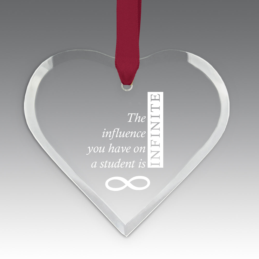 Infinity Crystal Suncatcher Ornament