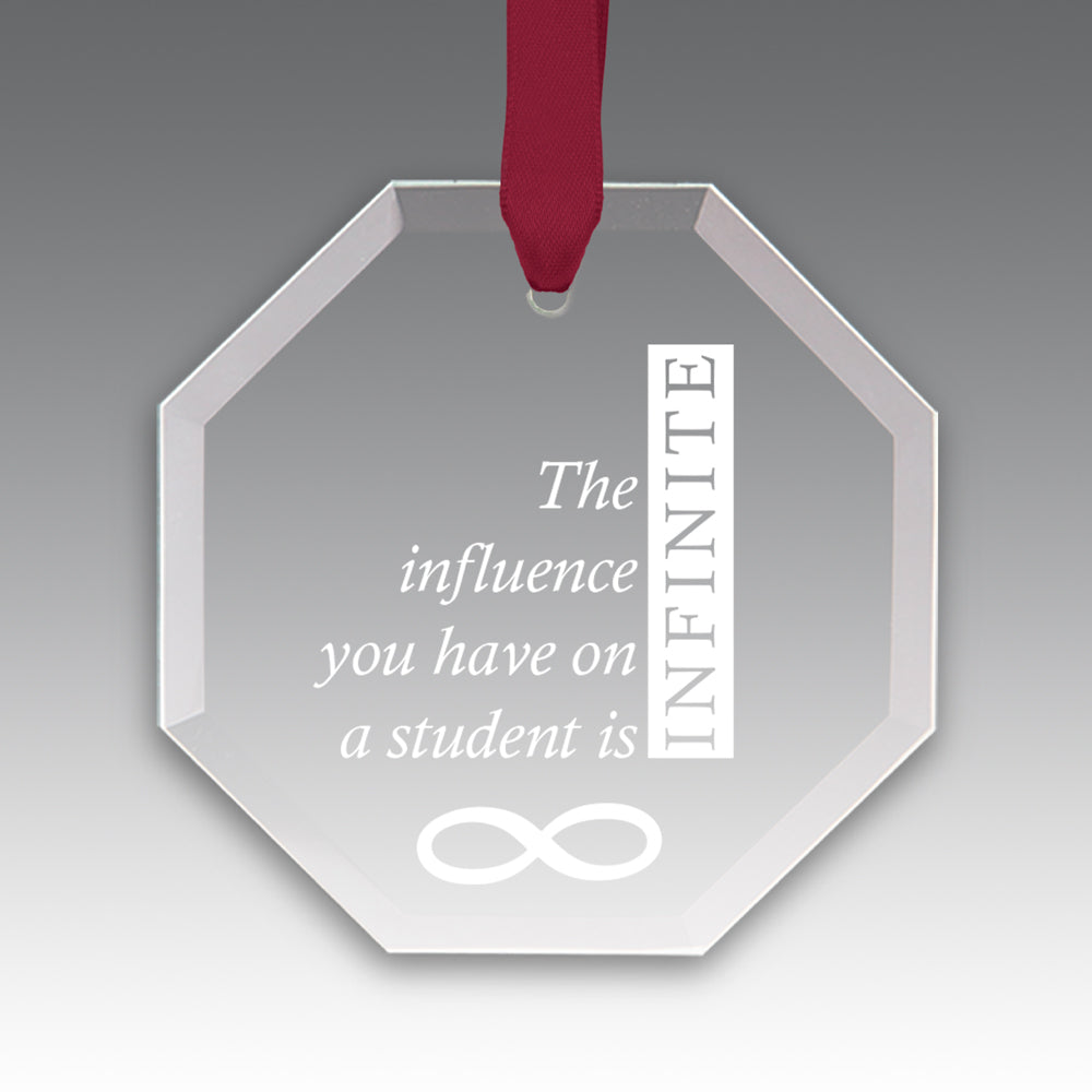 Infinity Crystal Suncatcher Ornament