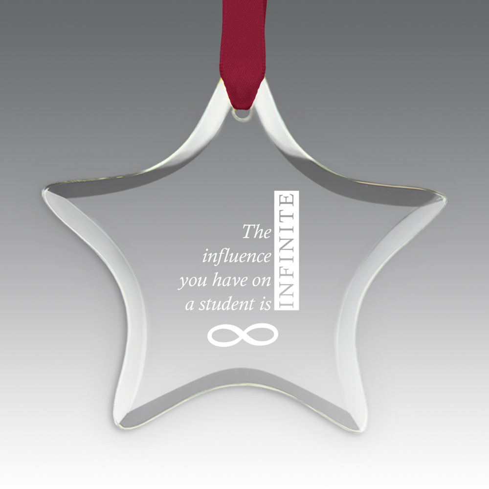 Infinity Crystal Suncatcher Ornament