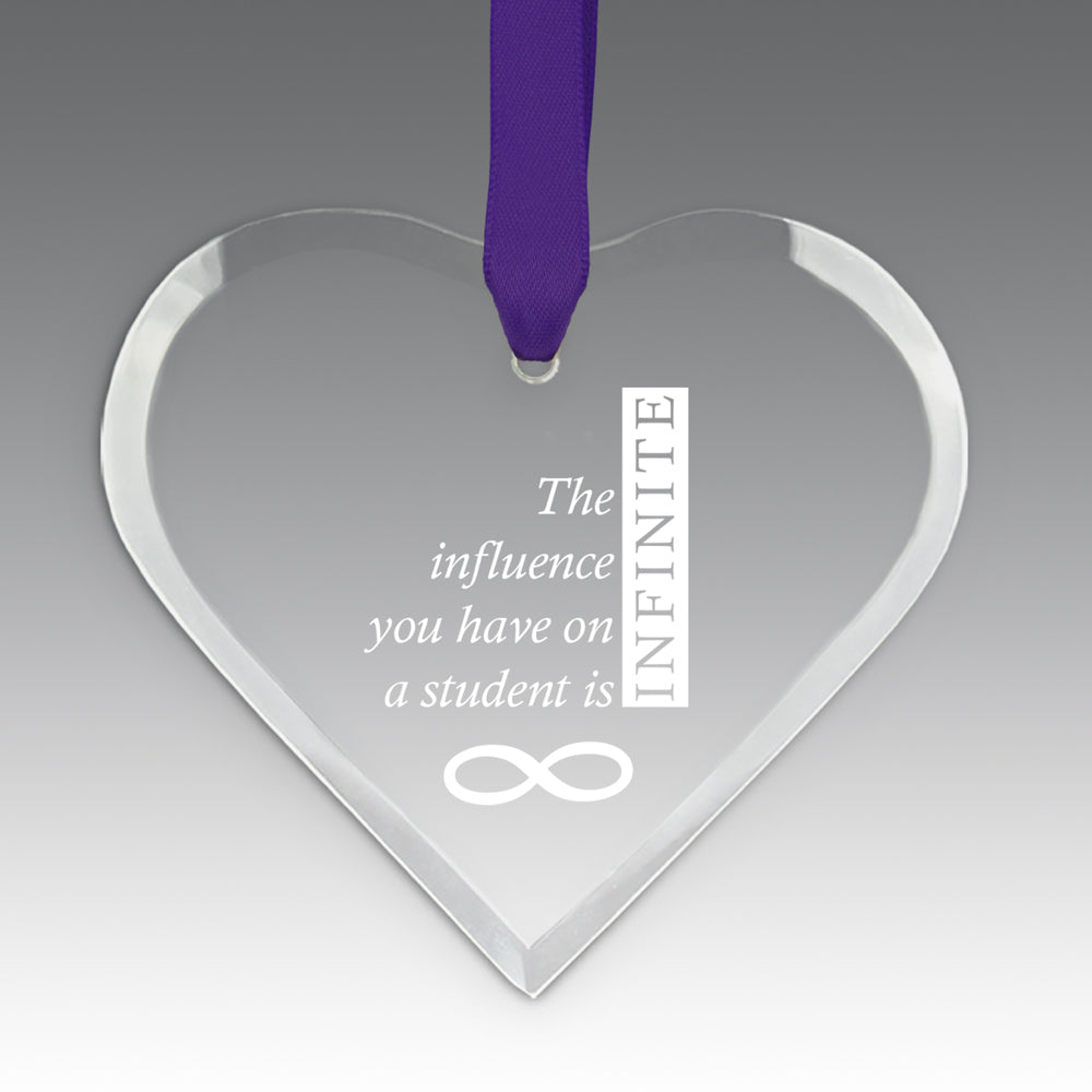 Infinity Crystal Suncatcher Ornament