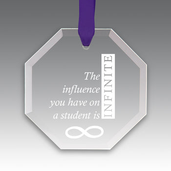 Infinity Crystal Suncatcher Ornament