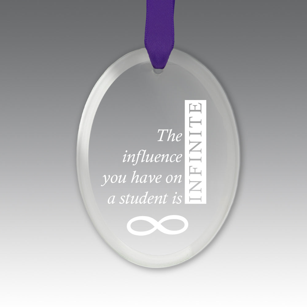 Infinity Crystal Suncatcher Ornament