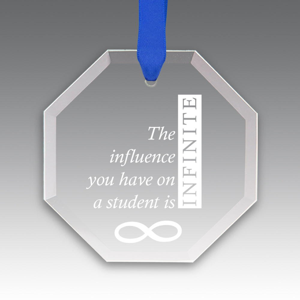 Infinity Crystal Suncatcher Ornament
