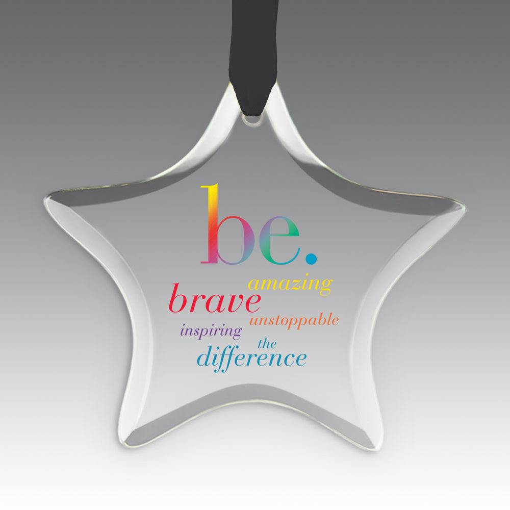 Be Collection Crystal Suncatcher Ornament