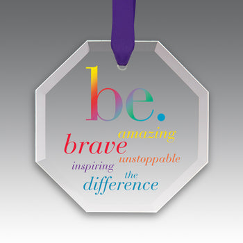 Be Collection Crystal Suncatcher Ornament