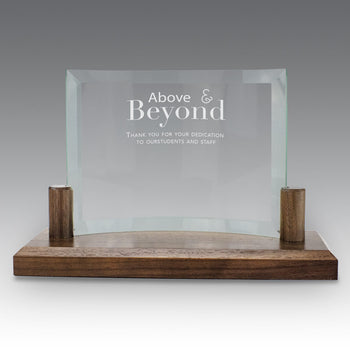 Curved Glass Base Award