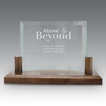Curved Glass Base Award