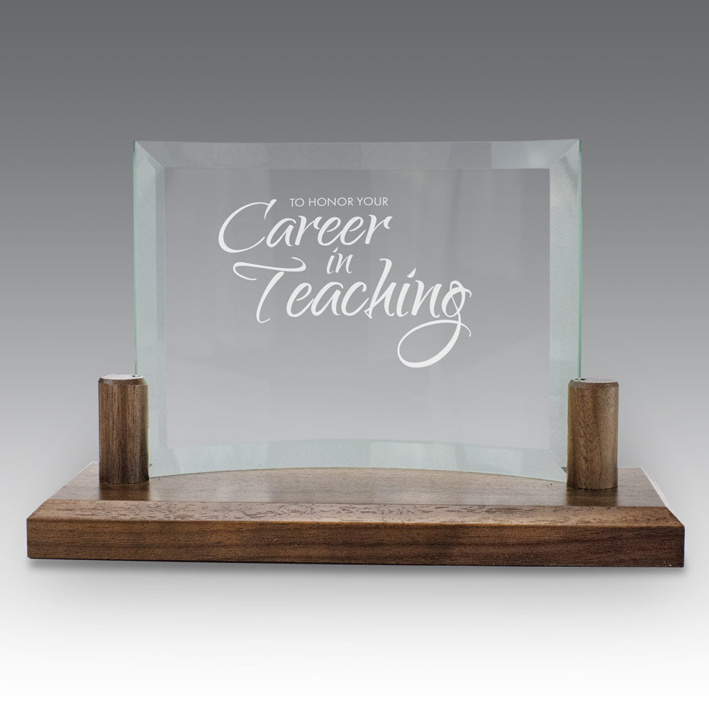 Curved Glass Base Award