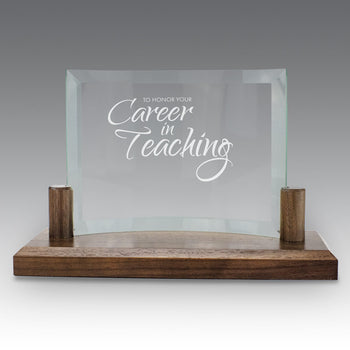 Curved Glass Base Award
