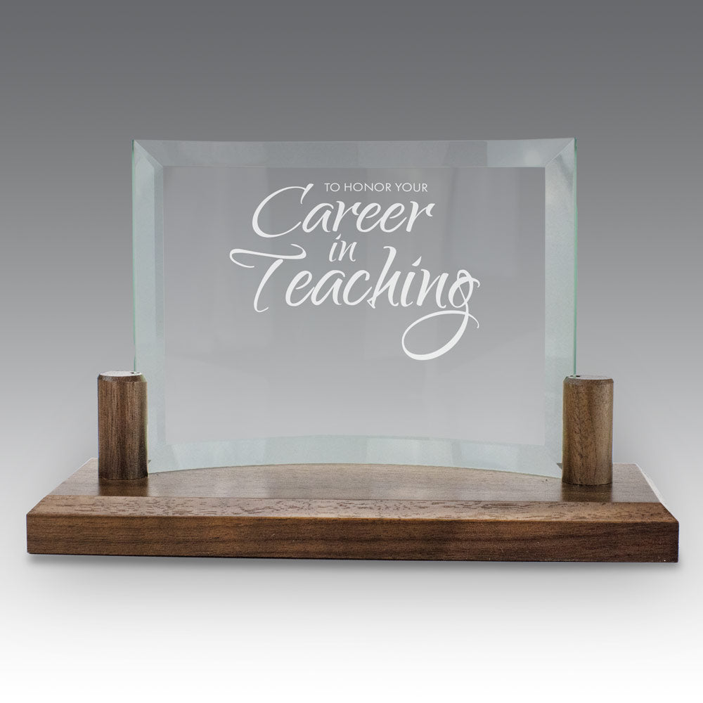 Curved Glass Base Award