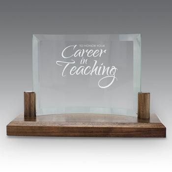 Curved Glass Base Award