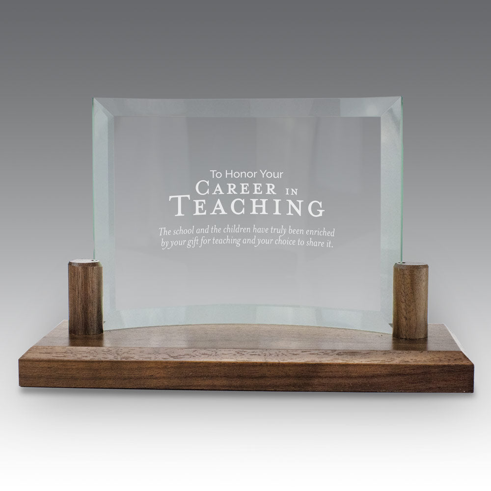 Curved Glass Base Award