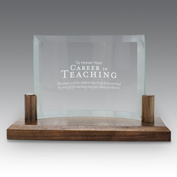 Curved Glass Base Award
