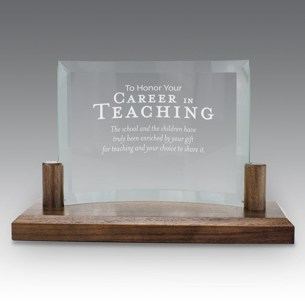 Curved Glass Base Award