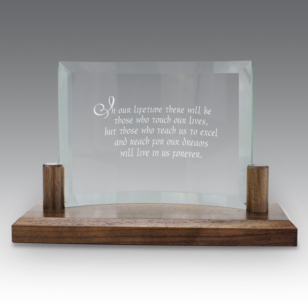 Curved Glass Base Award