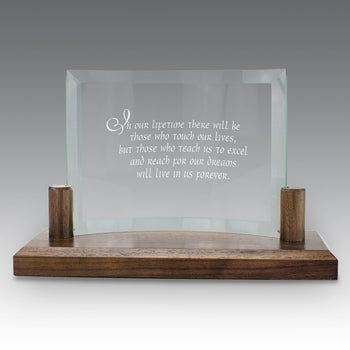 Curved Glass Base Award