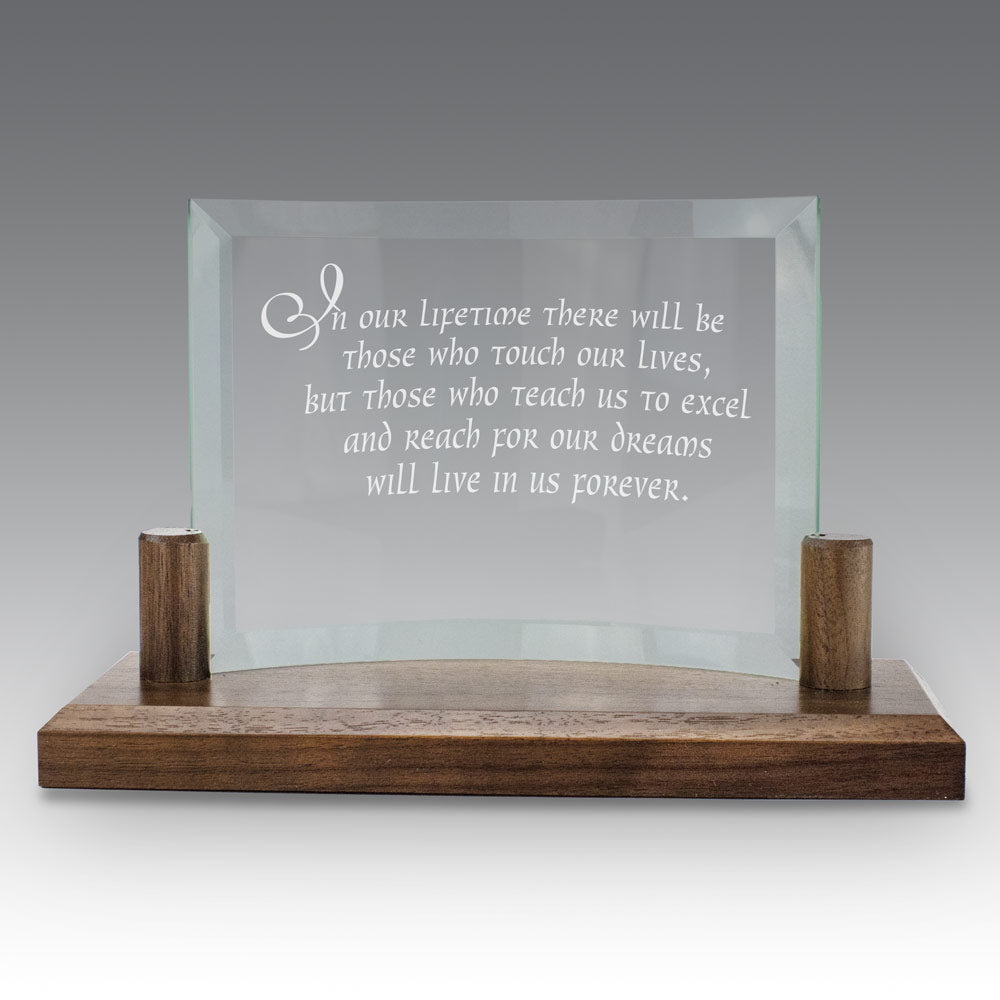 Curved Glass Base Award