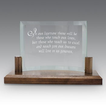 Curved Glass Base Award