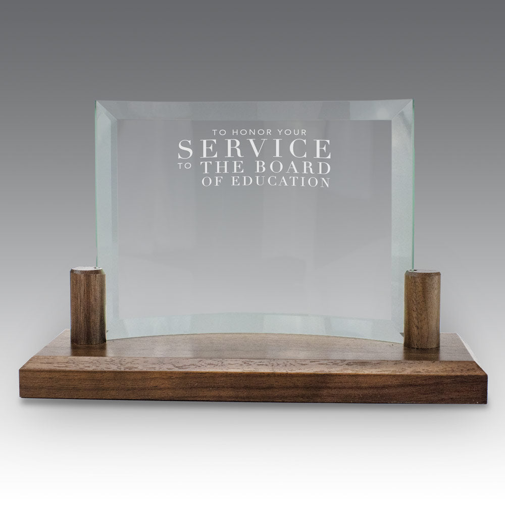 Curved Glass Base Award
