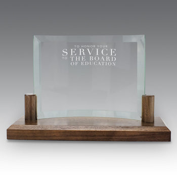 Curved Glass Base Award