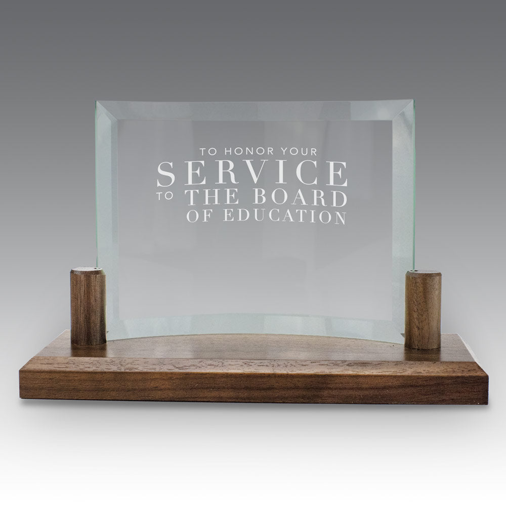 Curved Glass Base Award