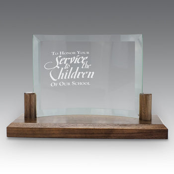 Curved Glass Base Award