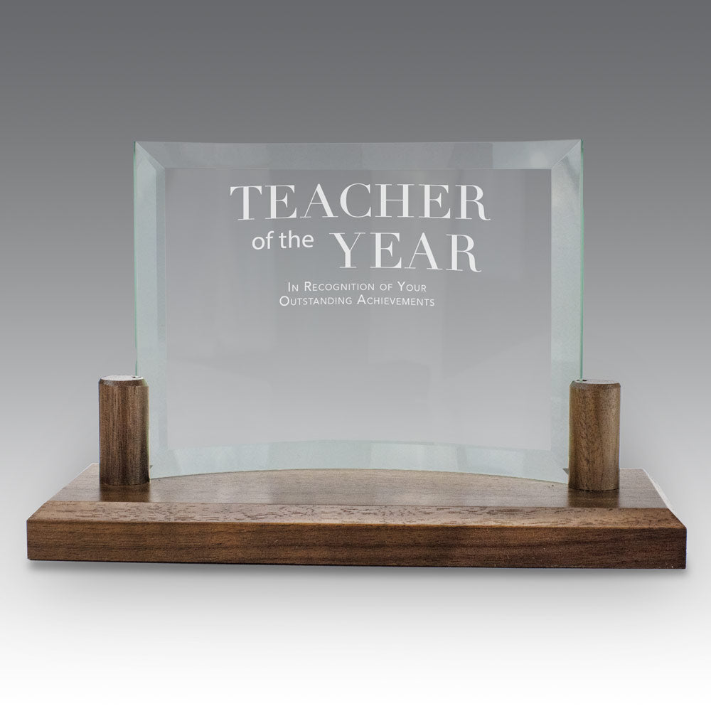 Curved Glass Base Award