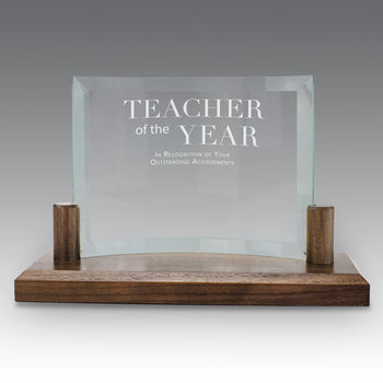 Curved Glass Base Award