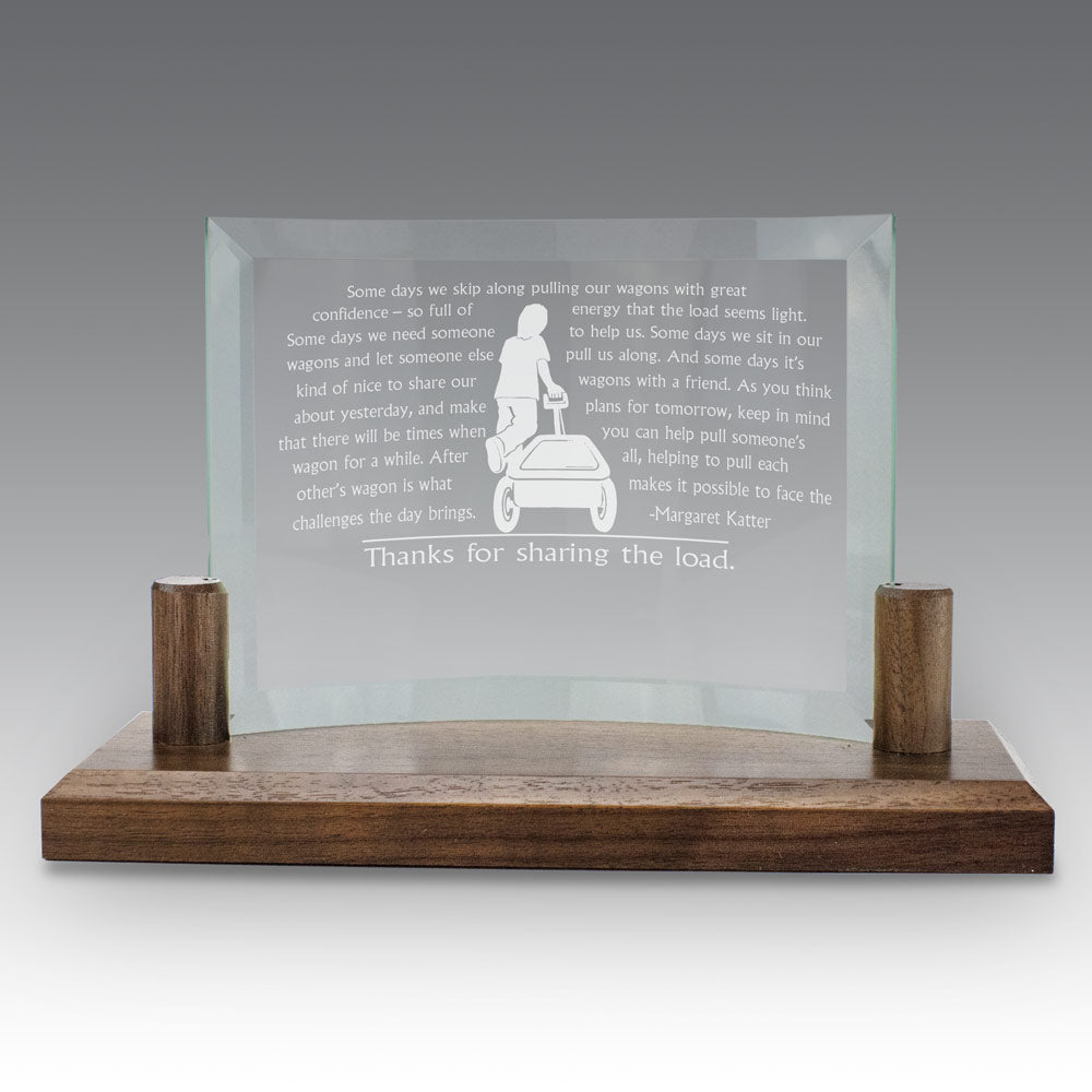 Curved Glass Base Award