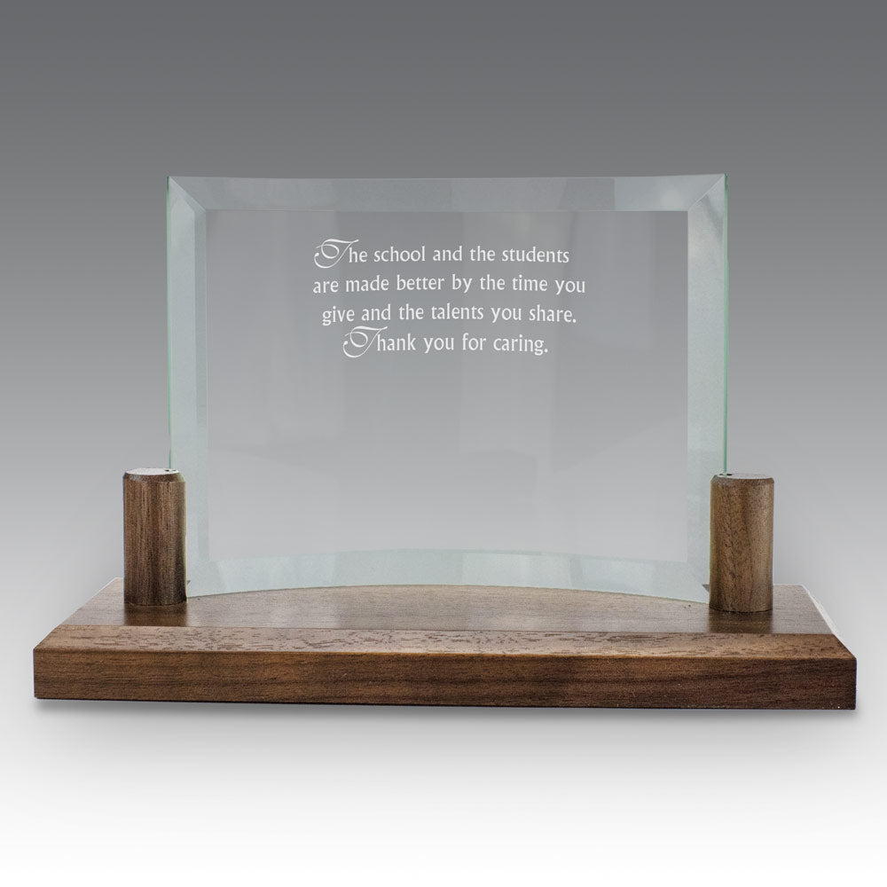 Curved Glass Base Award