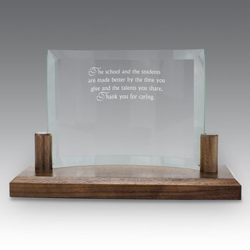 Curved Glass Base Award