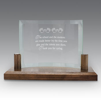 Curved Glass Base Award