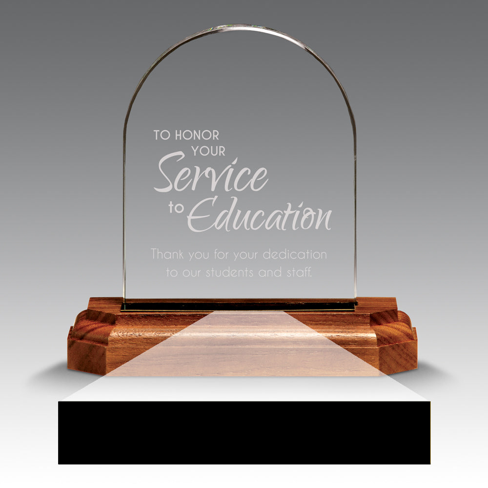 Premium Jade Arch Base Award