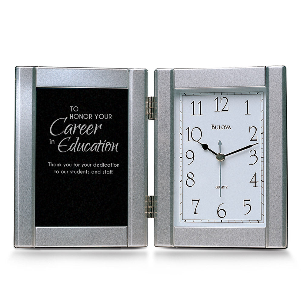 Bulova Framed Clock Award