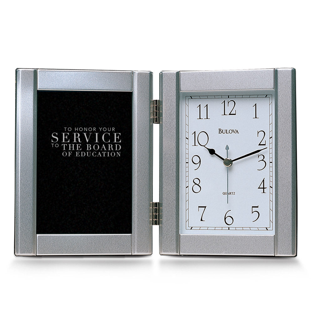 Bulova Framed Clock Award