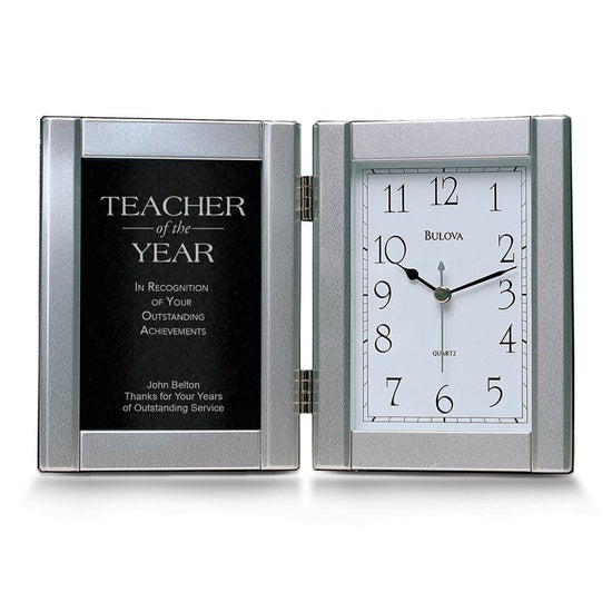 Bulova Framed Clock Award