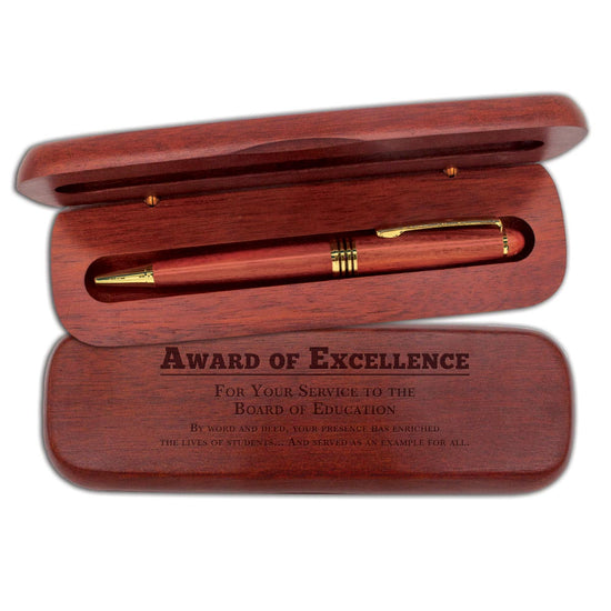Rosewood Pen Case Set