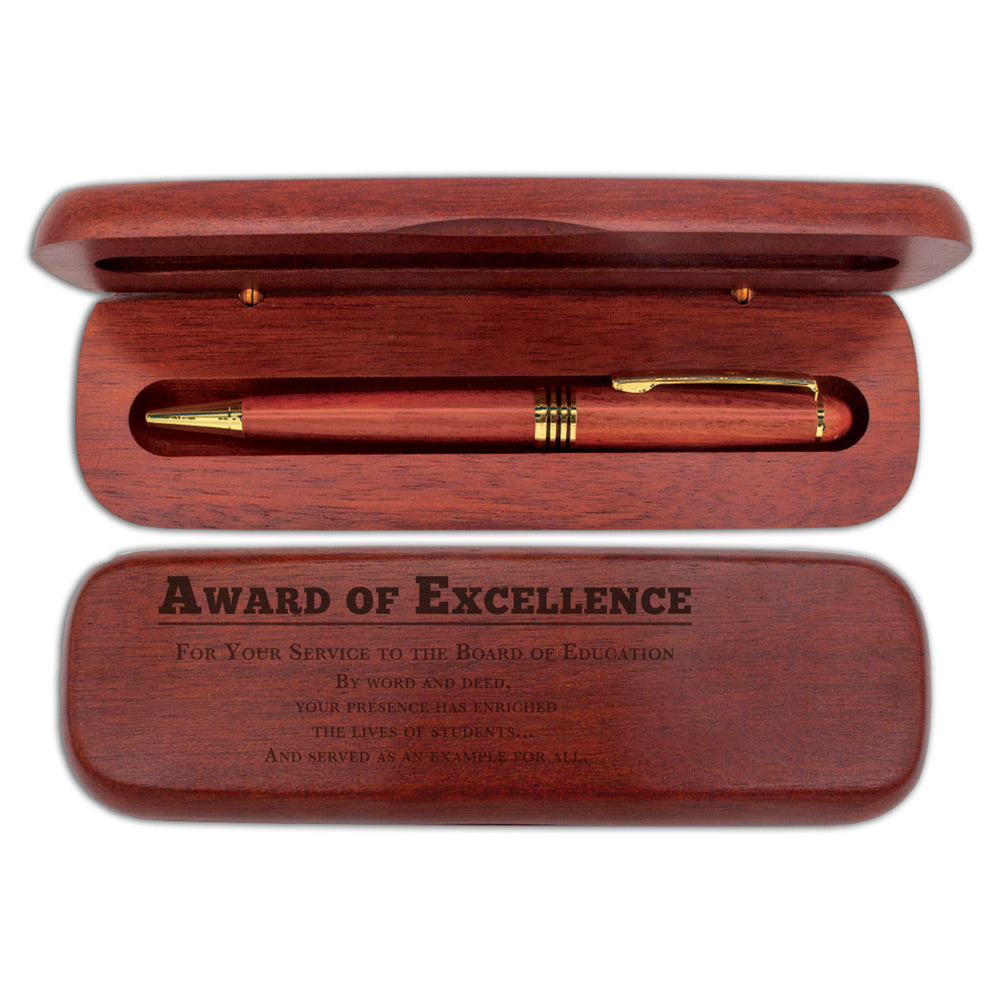 Rosewood Pen Case Set