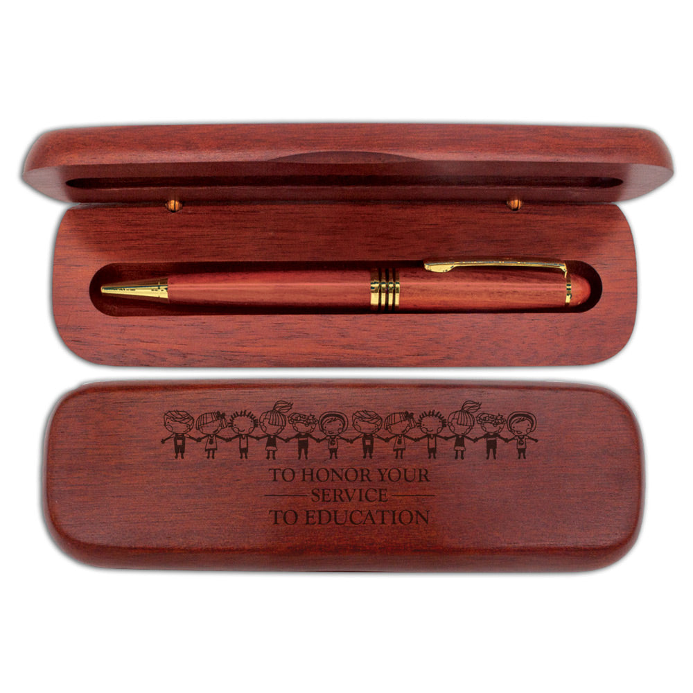 Rosewood Pen Case Set