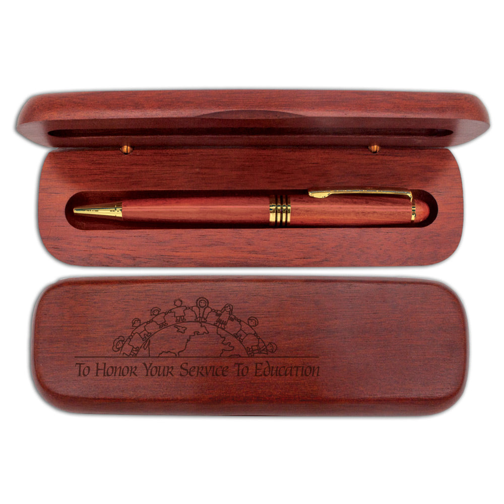 Rosewood Pen Case Set
