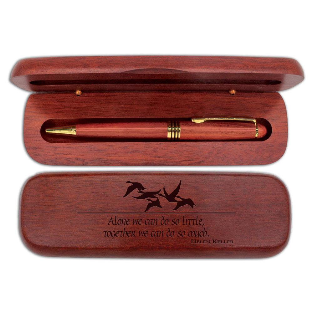 Rosewood Pen Case Set