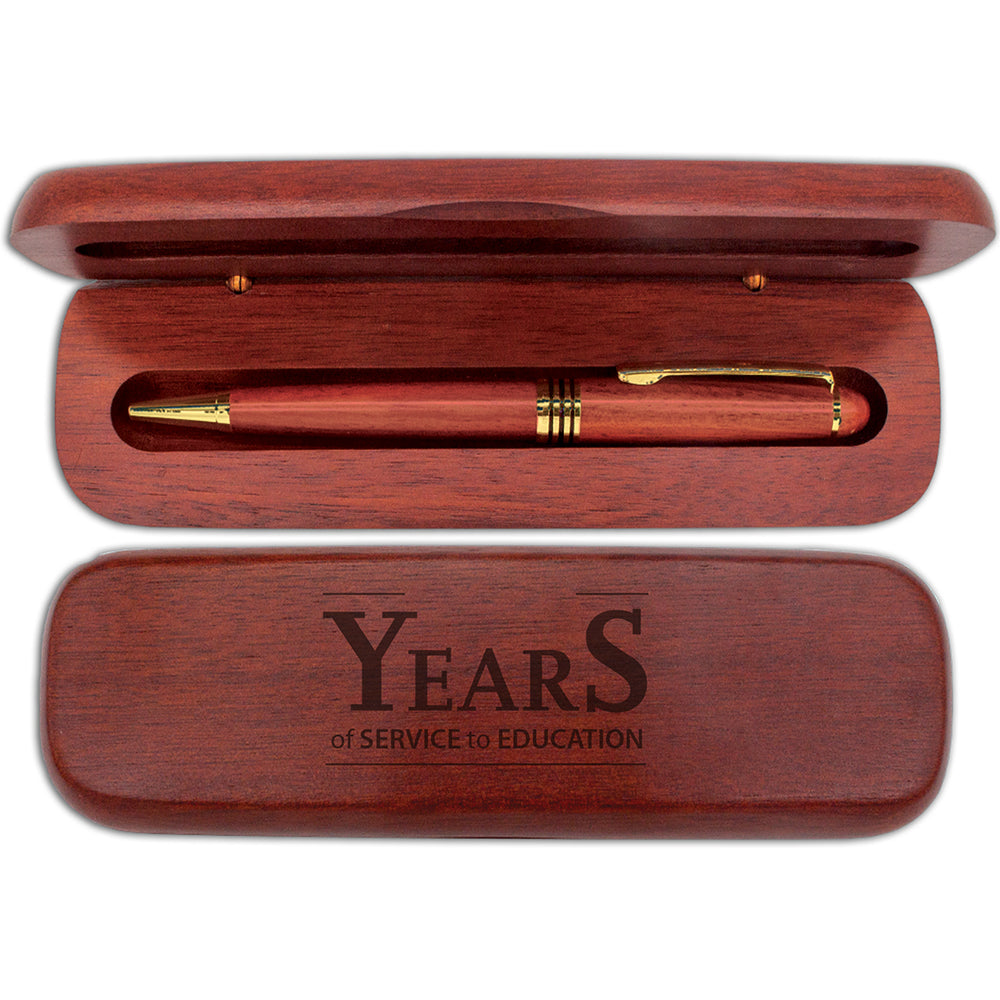 Rosewood Pen Case Set